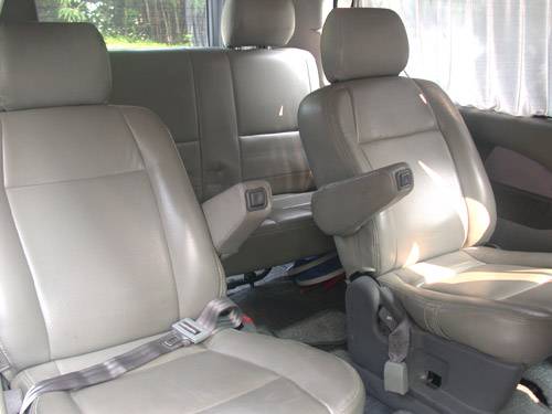 Inside the car