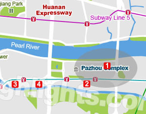 Pazhou Complex map Pazhou Complex map