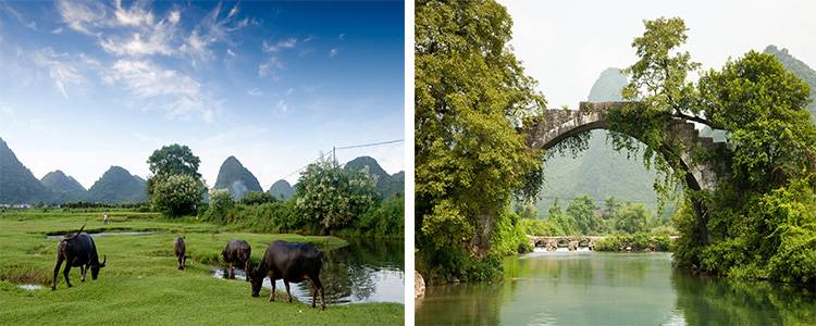 Hiking Along Yulong River