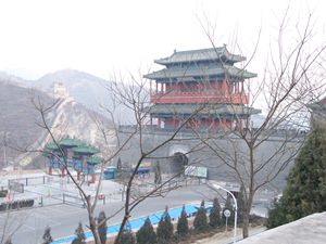 the scenery of the Great Wall at Juyongguan section