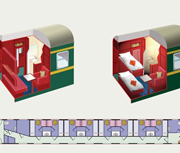 Twin-bed luxury compartments Twin-bed luxury compartments