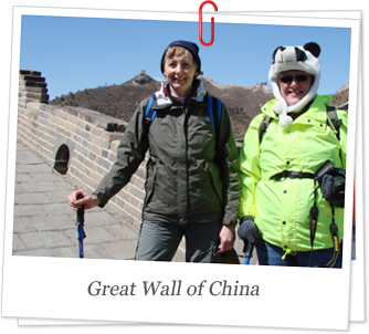 Visiting the Great Wall of China
