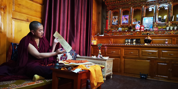 A lama's dormitory