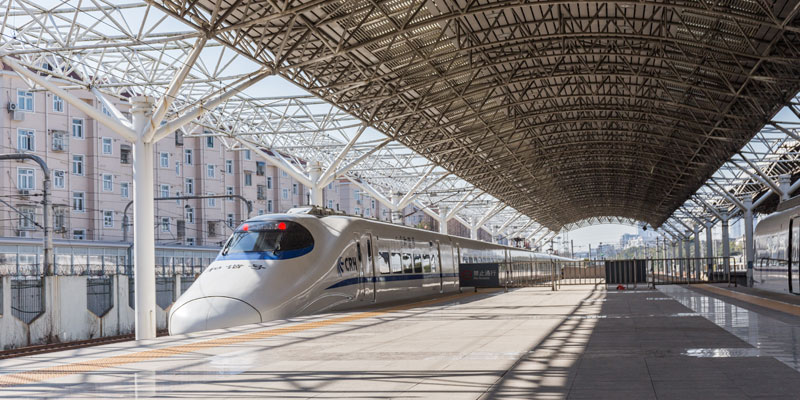 the bullet train to Beijing