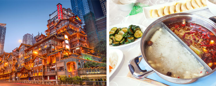 Hongya Cave and Sichuan Hotpot
