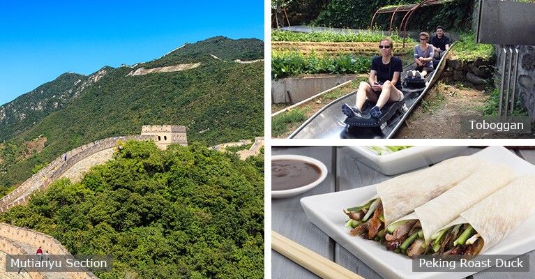 The Mutianyu Great Wall and roast duck