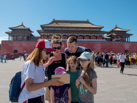 summer tour in the Forbidden City