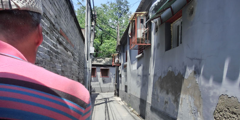 hutong by rickshaw
