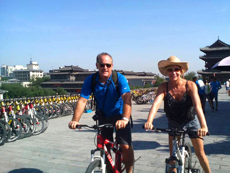 Cycling on the Ancient City Wall