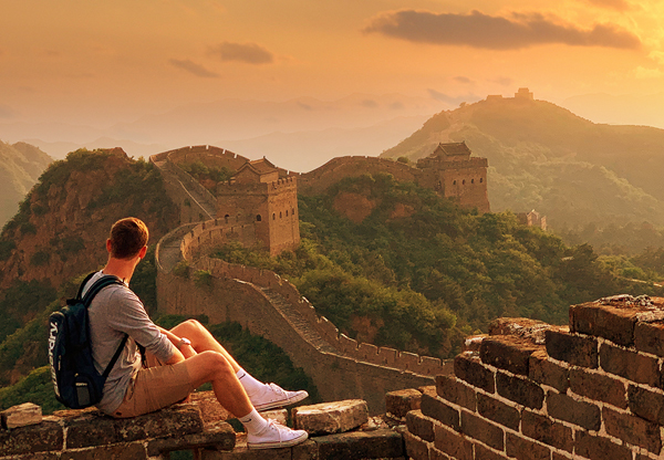 the Great Wall hiking