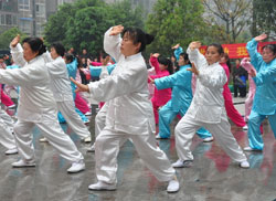 Playing Tai Chi