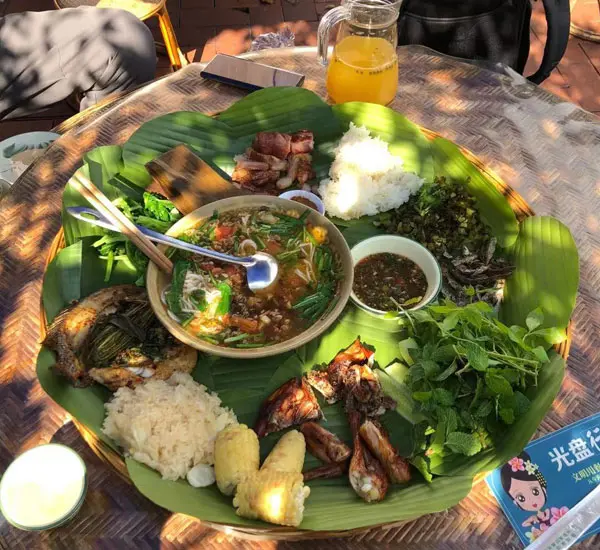 お客様と特別な料理