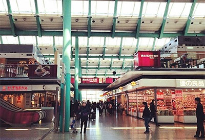 Inside of Hung Hom Train Station