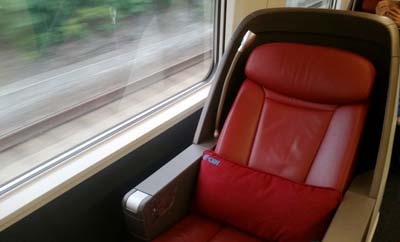 business class on G-train