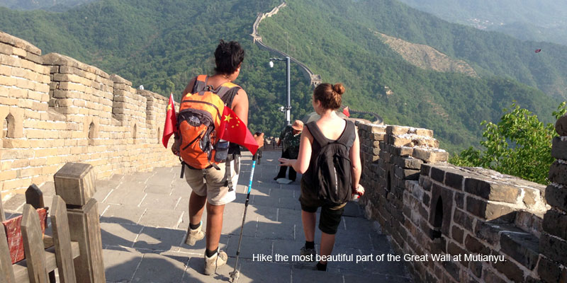Hike the Great Wall at Mutianyu.