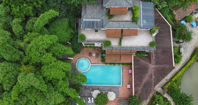 hotel with swimming pool