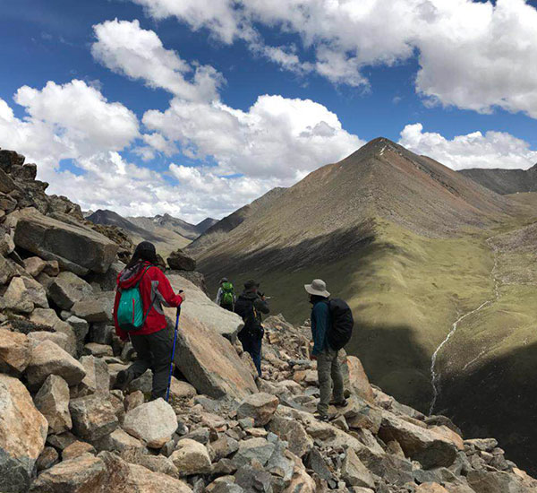 Trekking in the valley