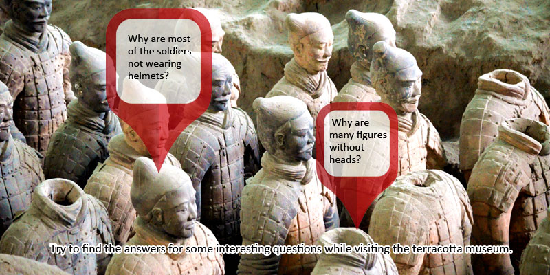 Each figure has its own unique face