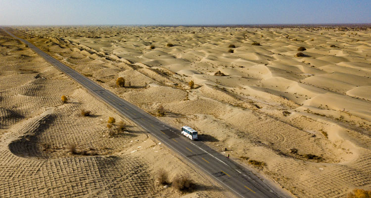 highway in the desert