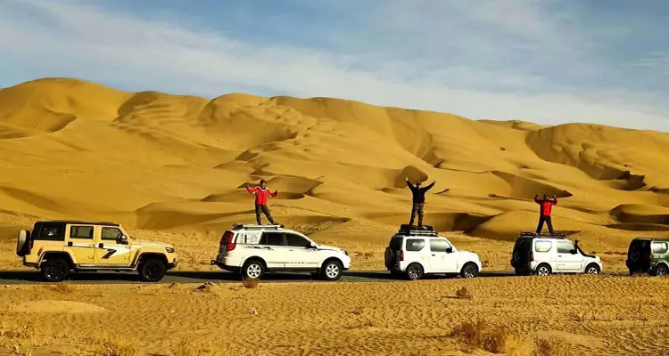 drive in the desert