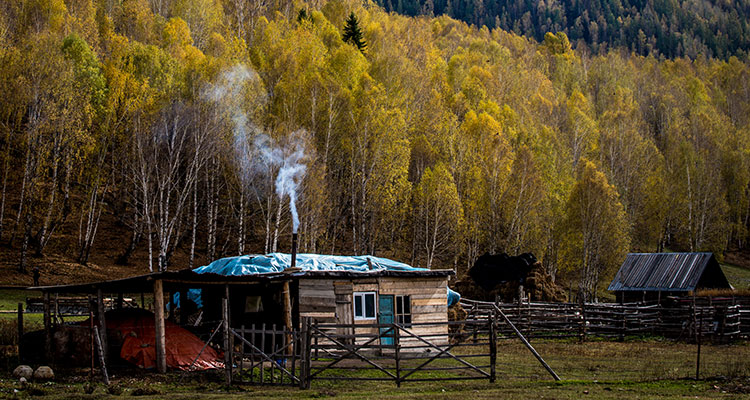 The wooden houses of Tuvas