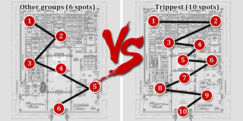 Trippest VS other tour groups
