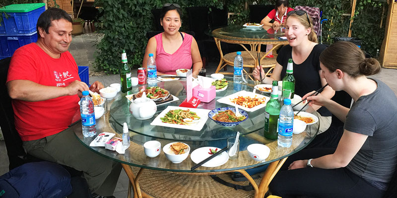 Enjoy a delicious Beijing local style lunch