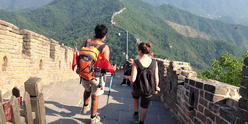 Arrived at Mutianyu section of Great Wall