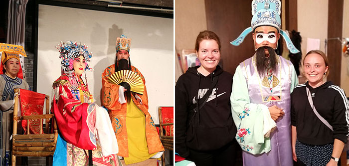 Local opera troupers in Chengdu