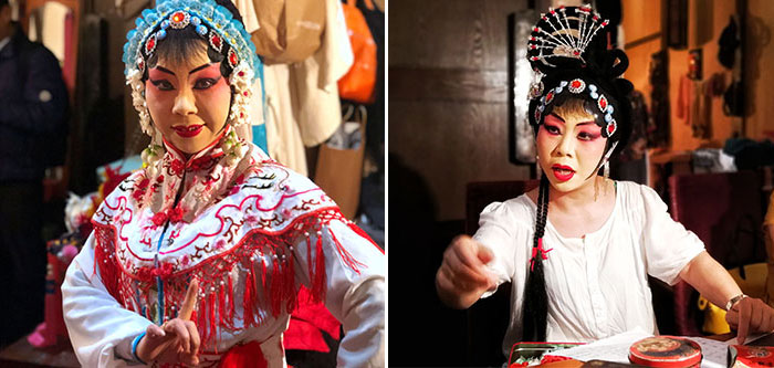 Rehearsal before the show