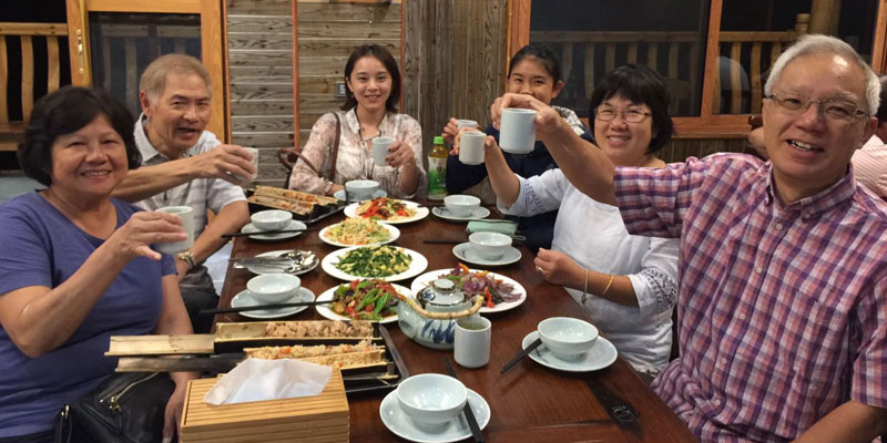 Enjoy delicious lunch