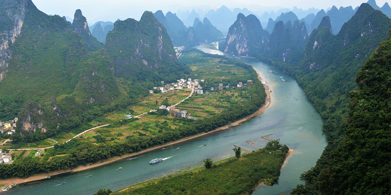 Amazing scenery from Xianggong Hill