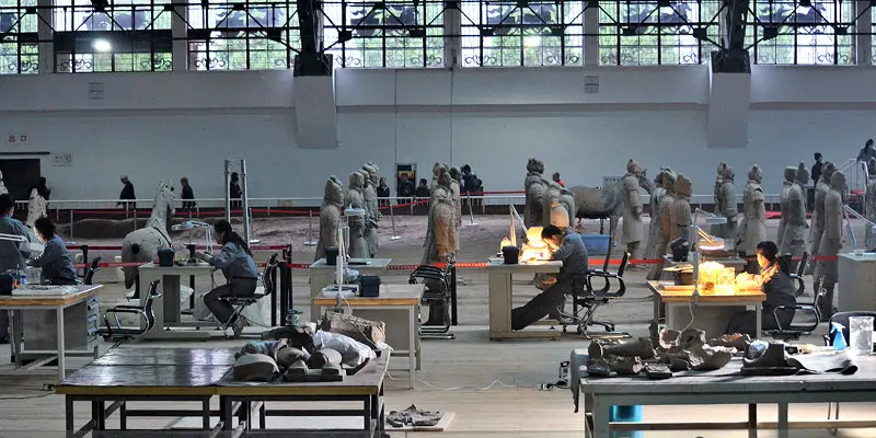 Conservation and Restoration Open Workshop in Pit 1