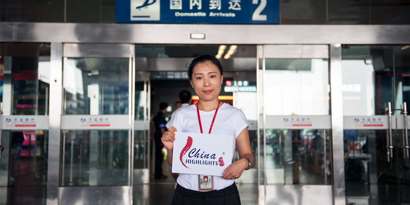 Your driver will hold a Trippest's sign at the exit