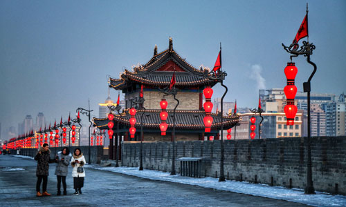 The Ancient Wall in Xi'an