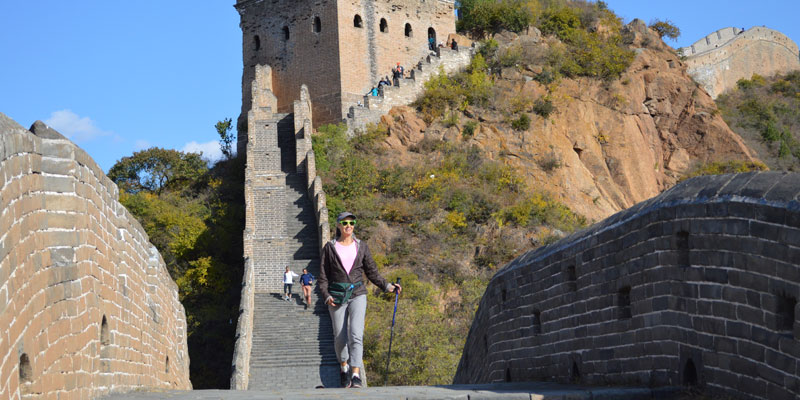The restored section of Jinshangling