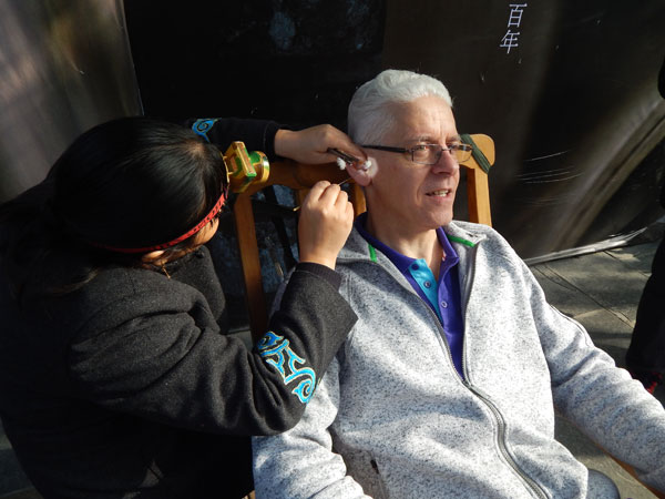 Ear massage