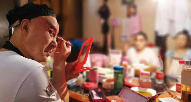 Backstage at the Theater