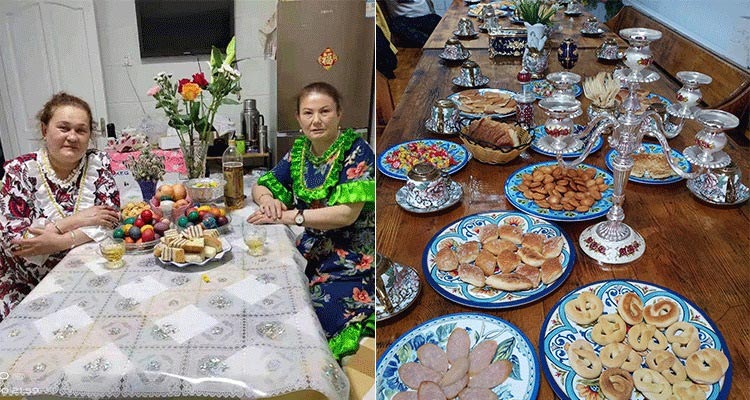 a Russian Family visit