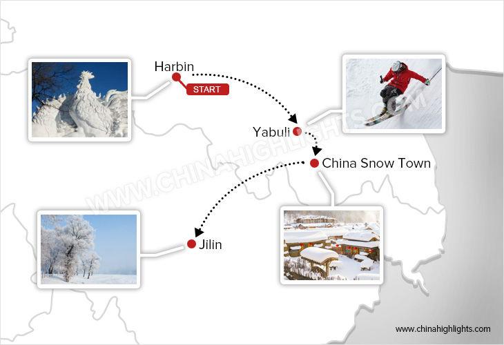 7-Day Harbin, Yabuli, China Snow Town, and Jilin Tour