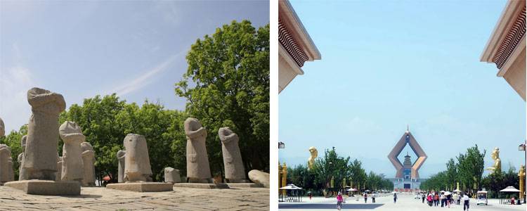 Qianling Tomb and Famen Temple