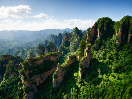 the Natural Great Wall at Yuanjiajie