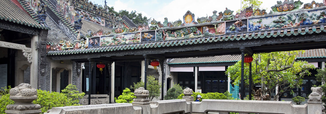 Exquisite break carving at the Chen Clan Ancestral Hall